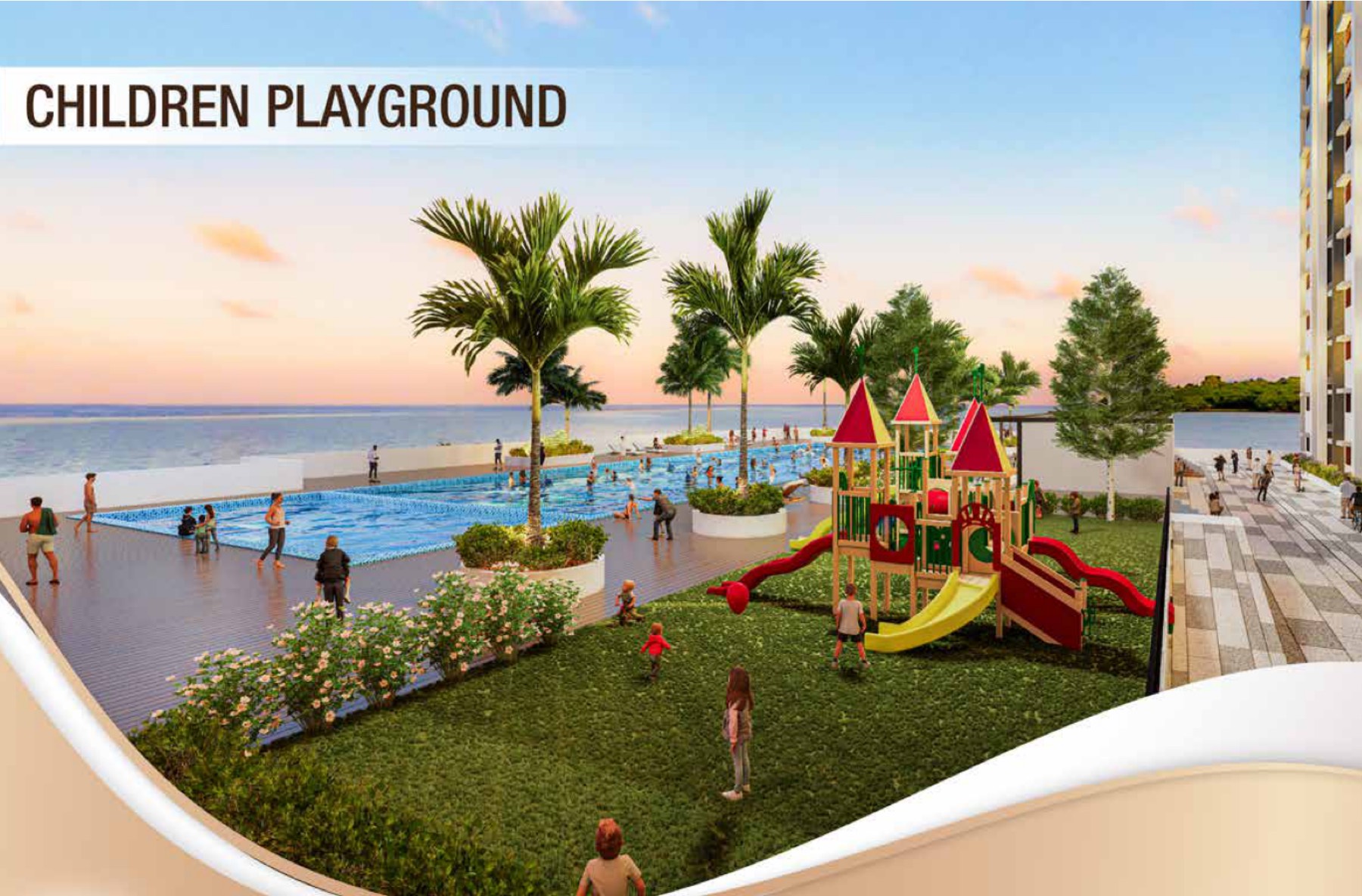 Children's playground at Ambience Residence