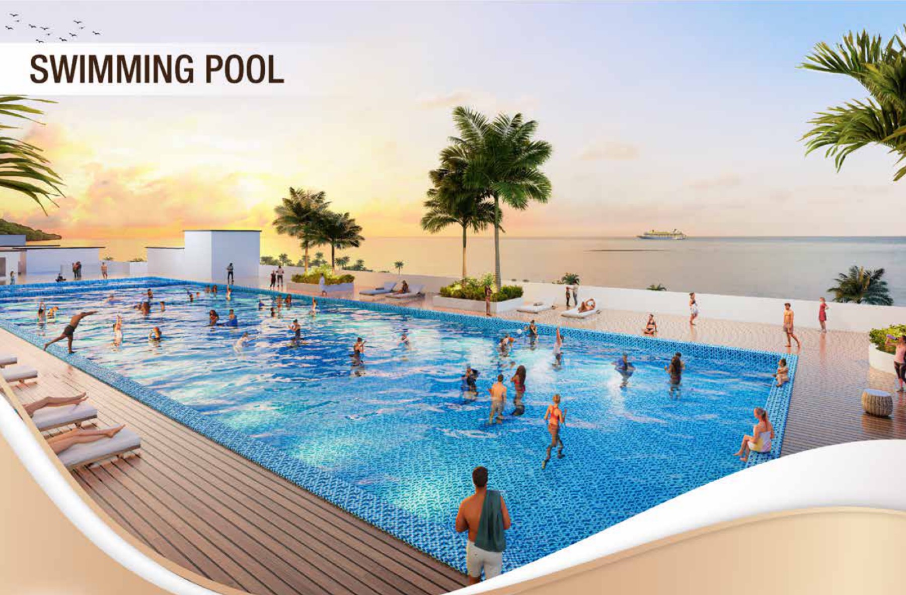 Swimming pool at Ambience Residence @ Kota Syahbandar