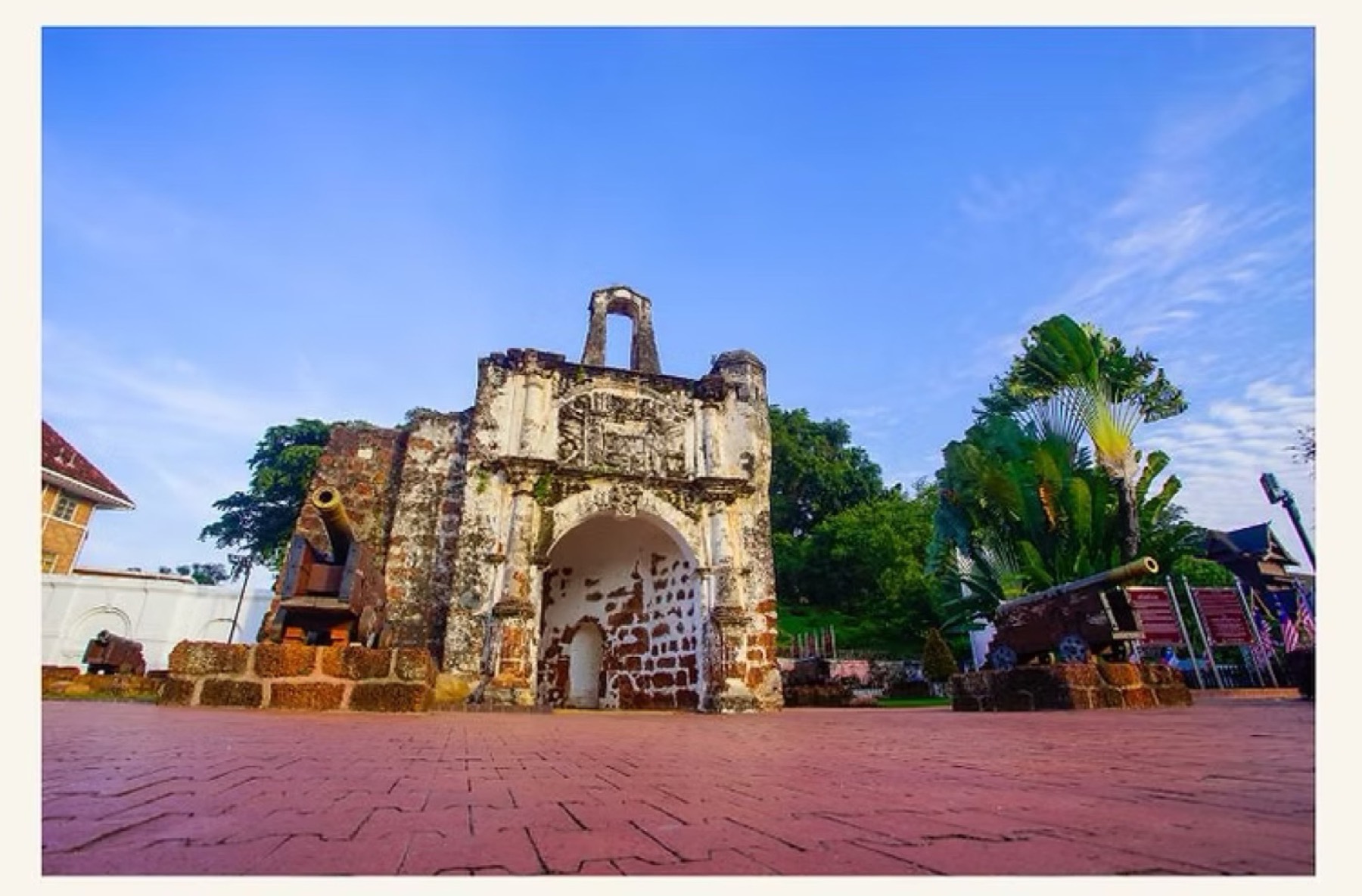 A Famosa, the Porta de Santiago gate in Melaka