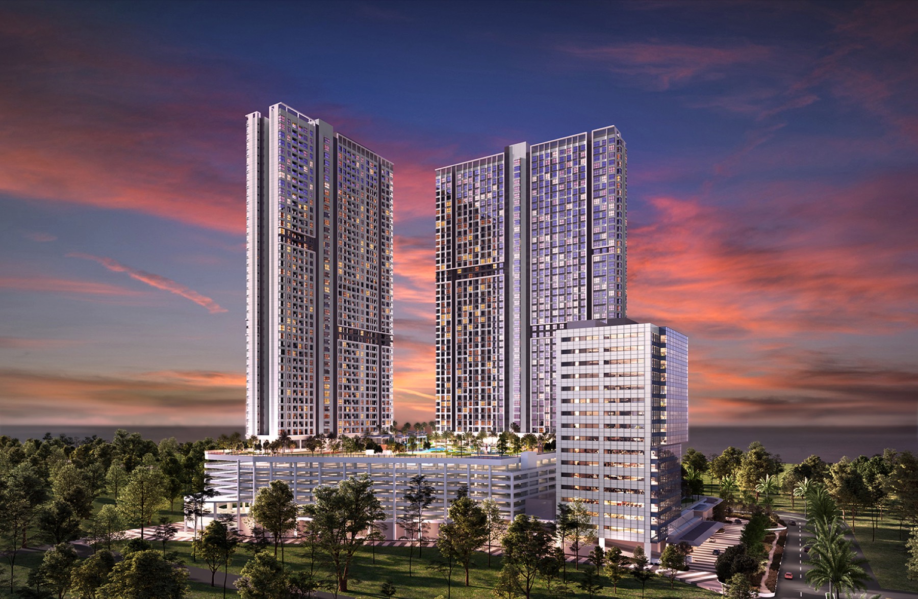 Artist's impression of Parkland Avenue By The Sea, Kota Syahbandar, Melaka