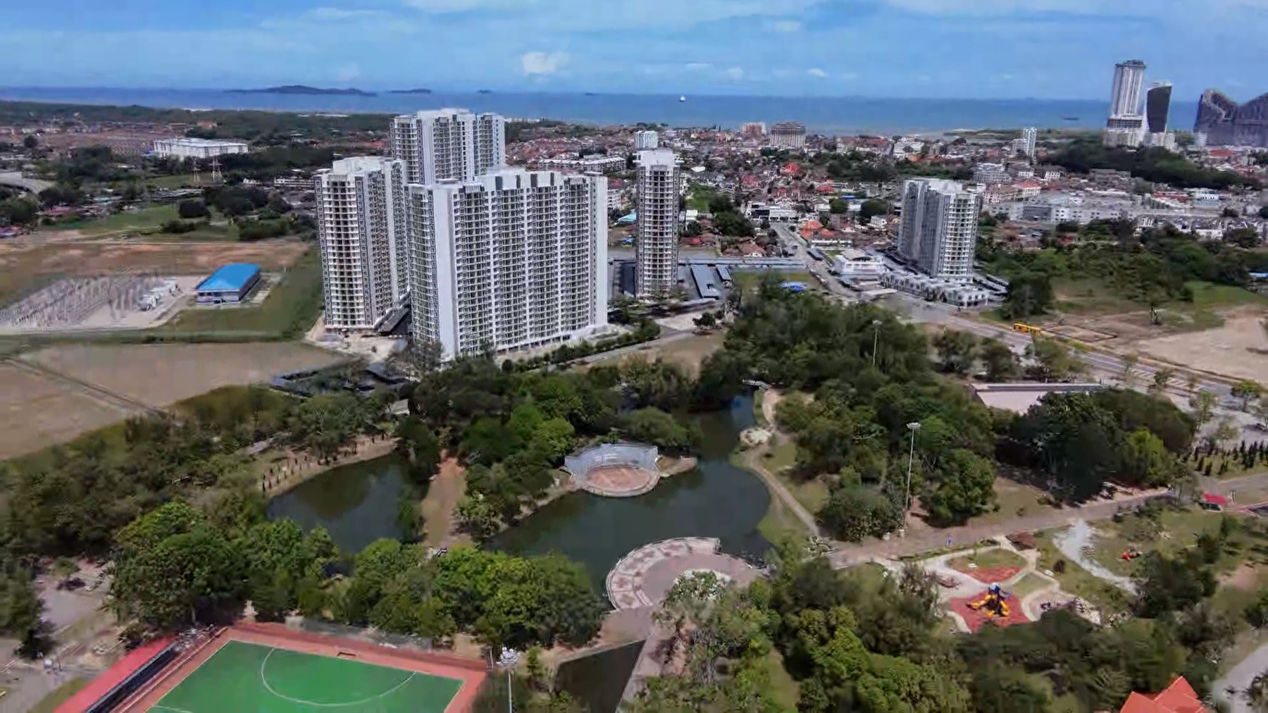 Aerial photograph of Residensi Sri Serindit, Bukit Serindit, Melaka